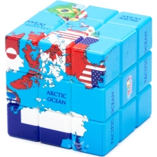 купить кубик Рубика calvin's puzzle 3x3x3 world map (flag)